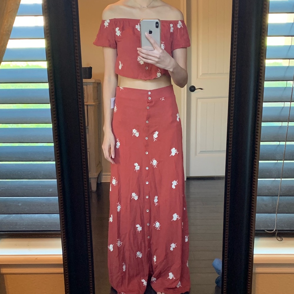 2 piece skirt set